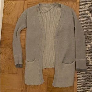 Lulu lemon gray cardigan